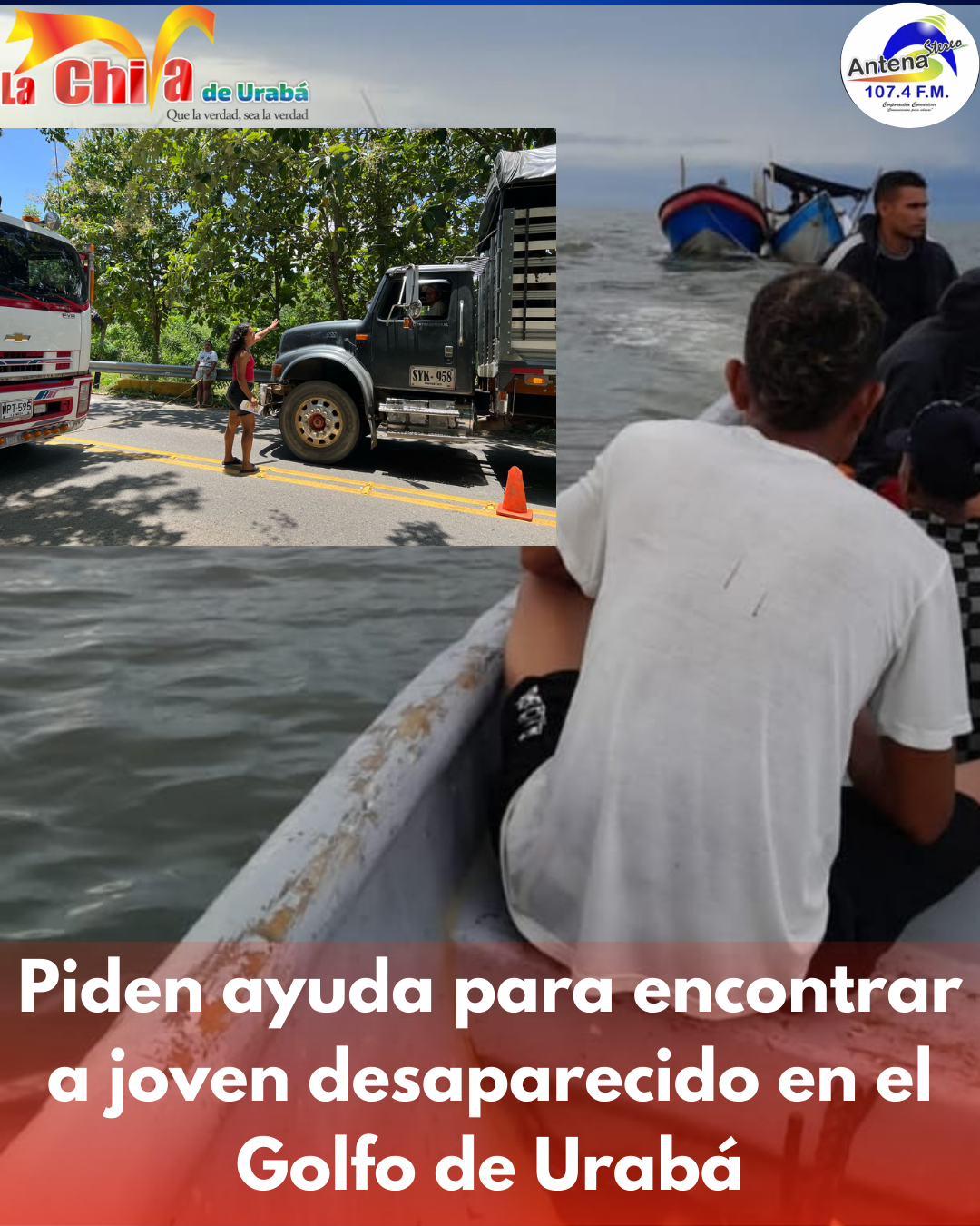 En Punta de Piedra, piden dinero para seguir buscando a desaparecido en el mar