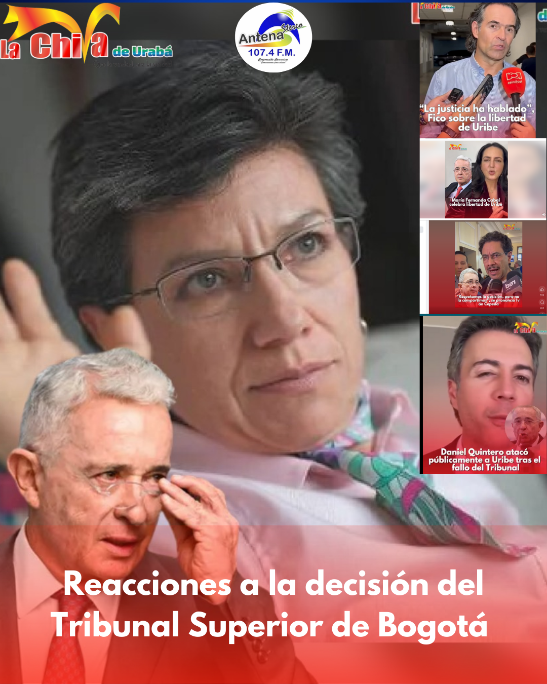 Reacciones políticas tras la libertad de Uribe ordenada por el Tribunal de Bogotá