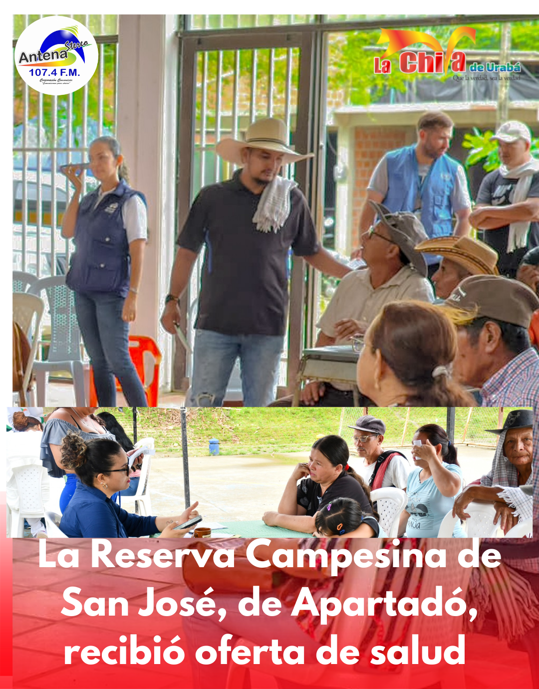 San José de Apartadó recibió jornada integral de salud