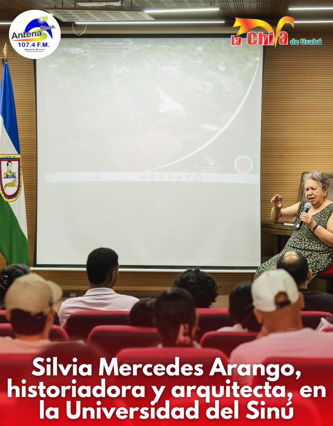 Silvia Arango ofreció clase abierta sobre arquitectura en la Universidad del Sinú