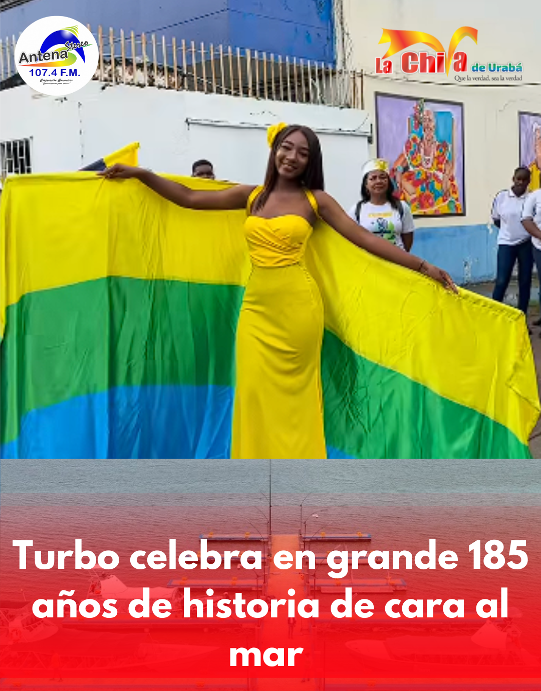 Turbo celebra sus 185 años de historia de cara al mar