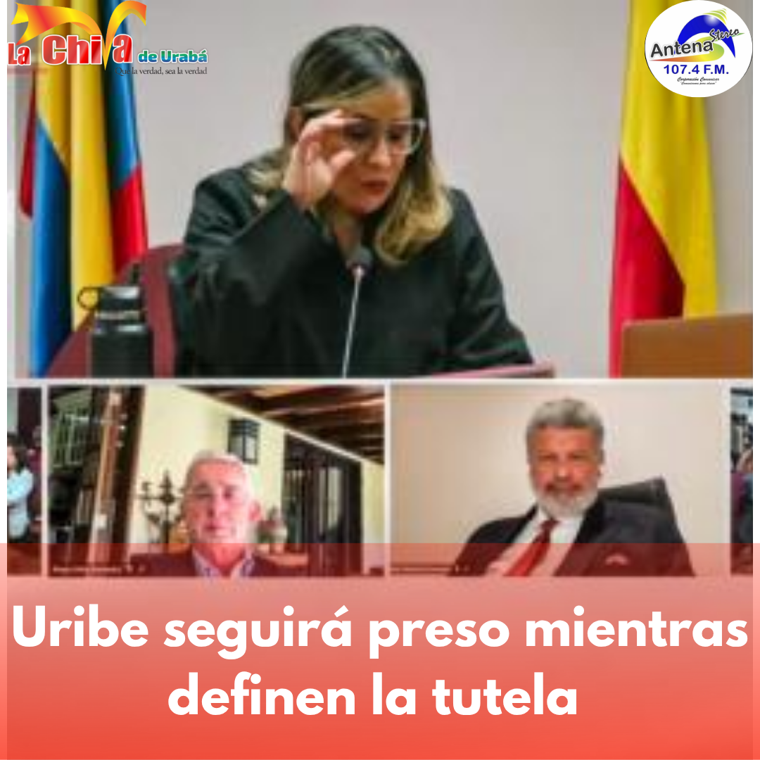 Tribunal negó suspensión provisional de la detención domiciliaria del expresidente Uribe