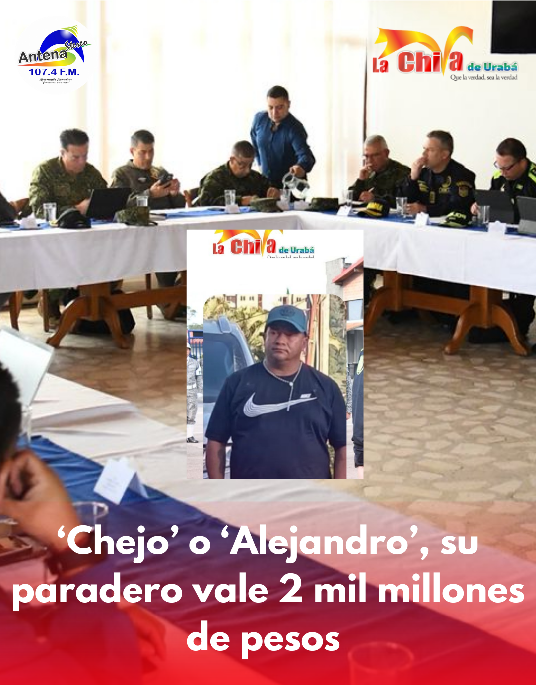 A alias ‘Chejo’ o ‘Alejandro’, lo pusieron a valer $2.000 millones de pesos
