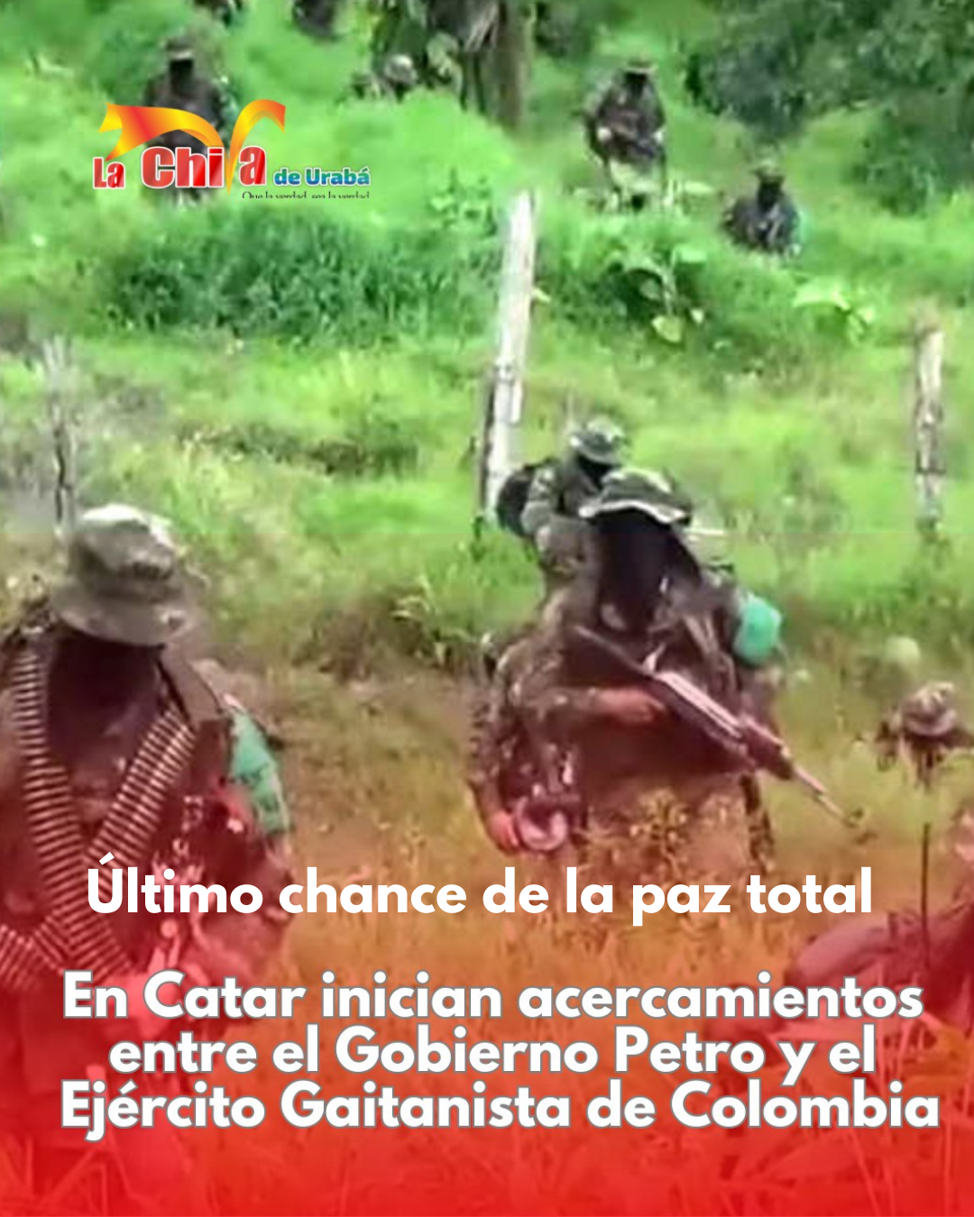 Gobierno de Petro y Ejército Gaitanista de Colombia iniciaron acercamientos en Catar