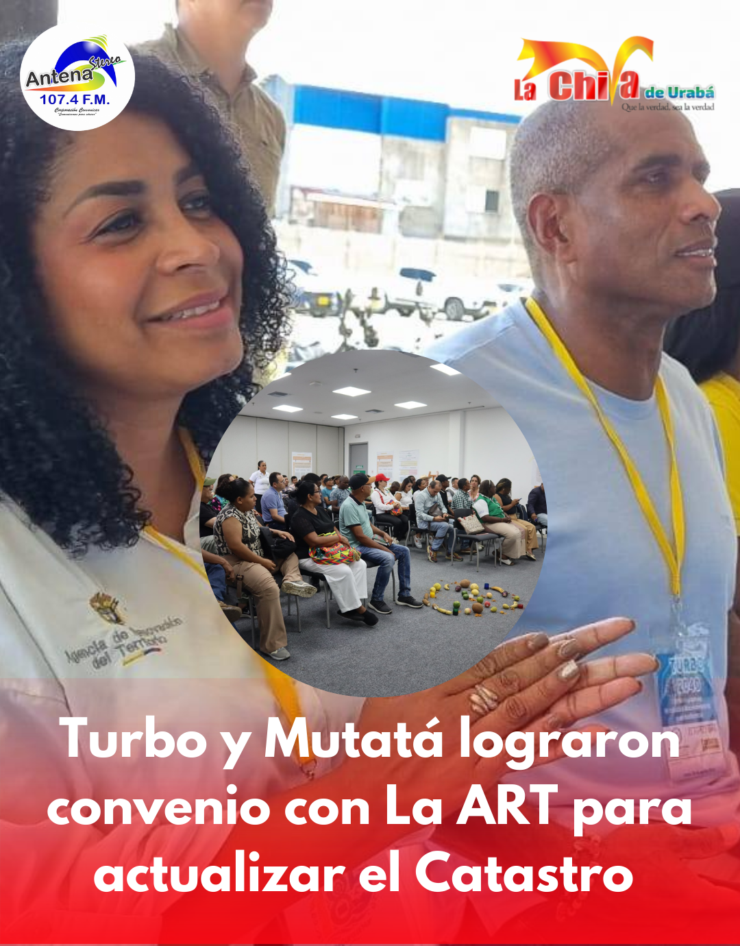 Turbo y Mutatá actualizarán su catastro La ART aportará 14 mil millones de pesos