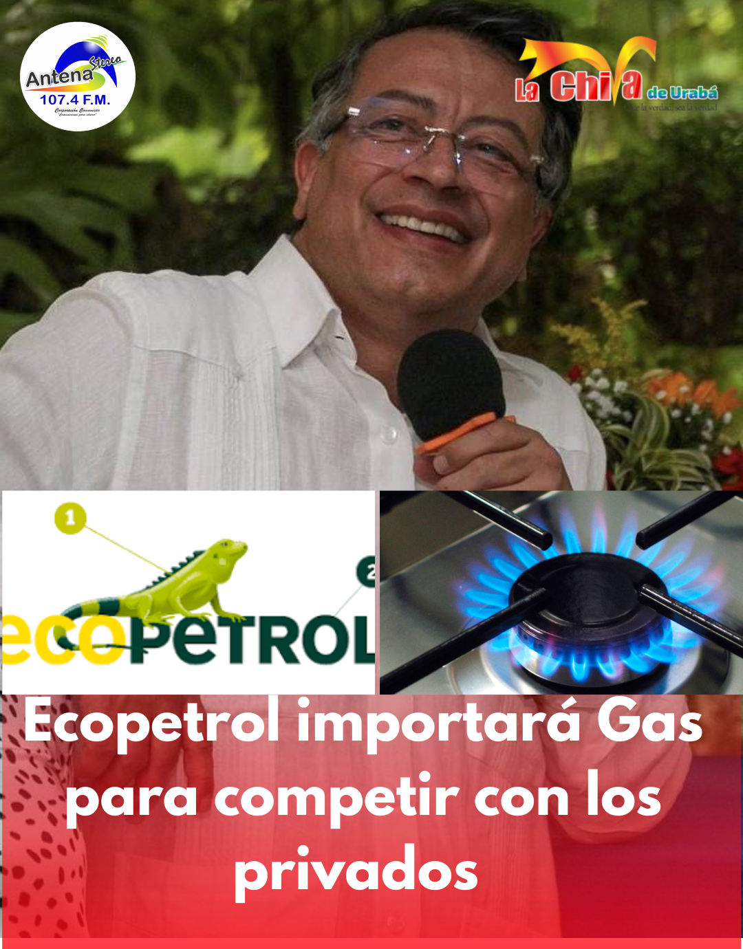 Ecopetrol importará Gas para competir con los privados y equilibrar las tarifas