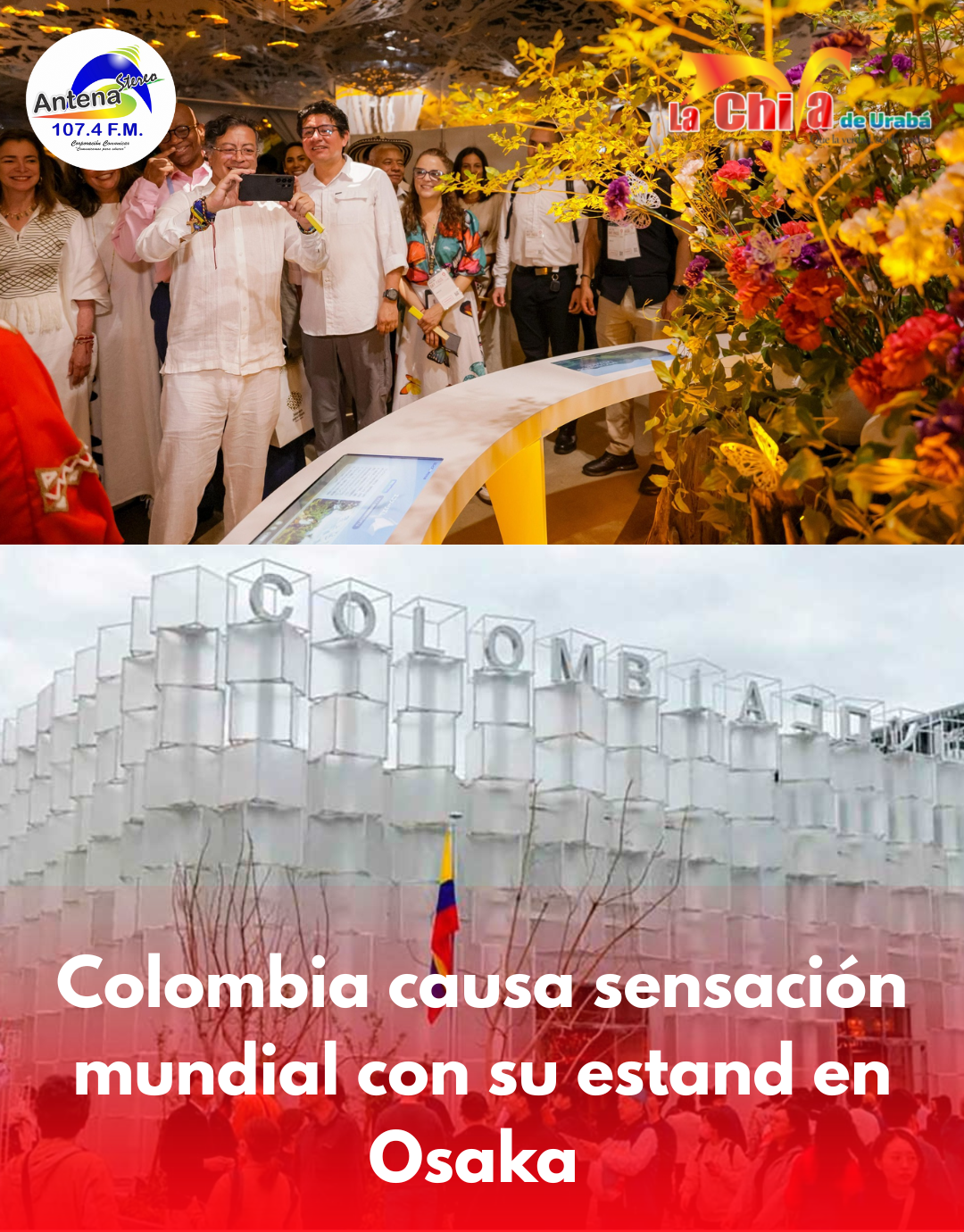 La lechona conquista paladares en la Expo Osaka 2025, en el pabellón de Colombia  