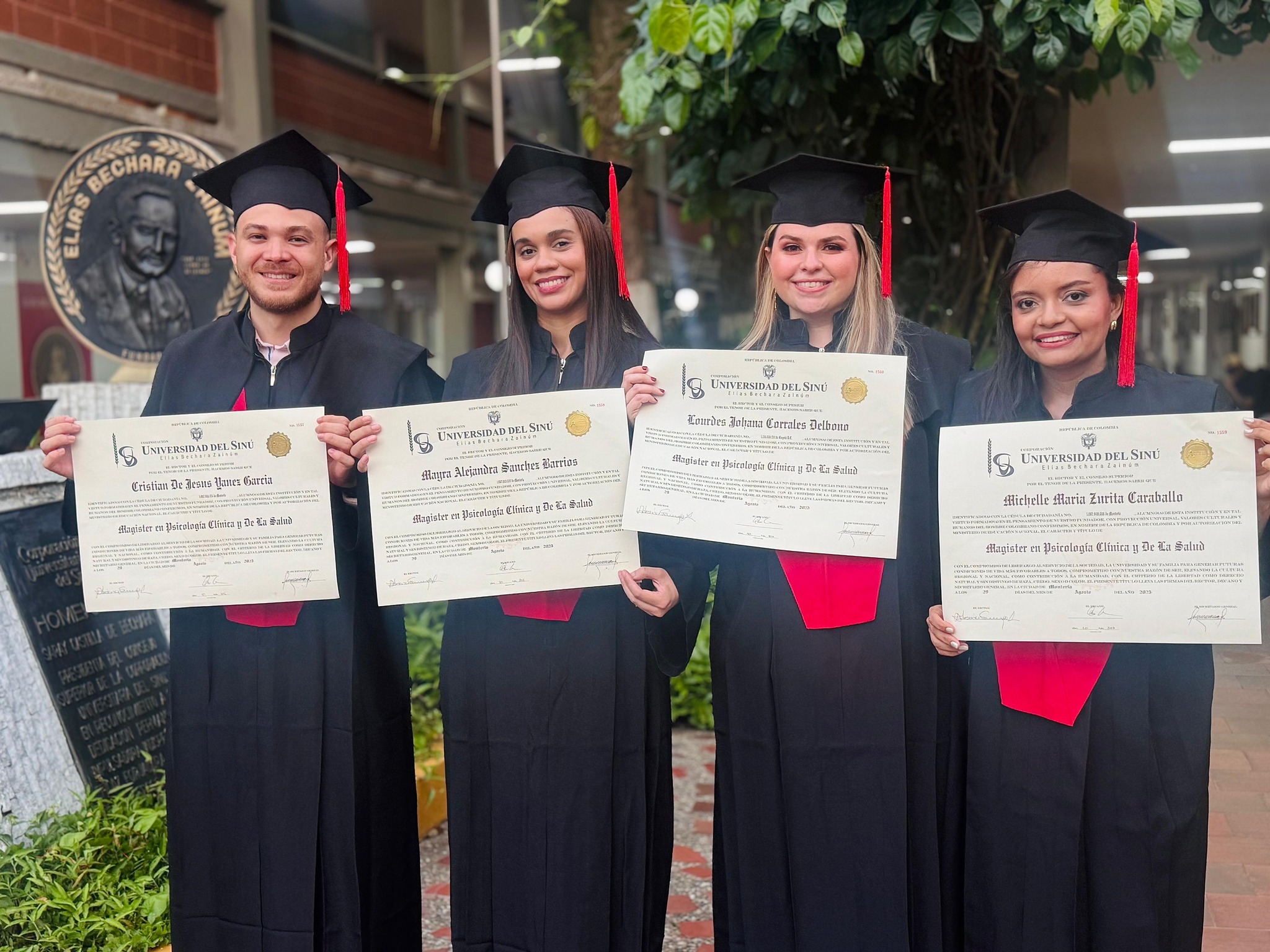 Unisinú celebró la primera promoción de la Maestría en Psicología Clínica y de la Salud