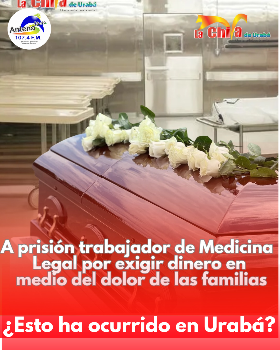 Funcionario de Medicina Legal señalado de cobrar dinero por información de occisos