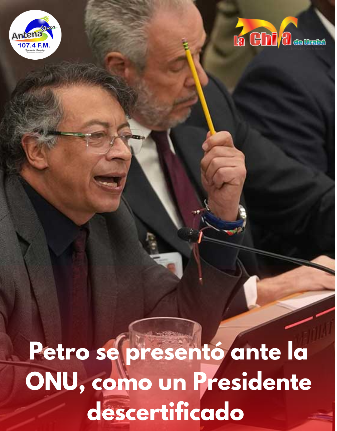 “Soy un presidente descertificado, no mi gobierno, sino la persona”: Petro