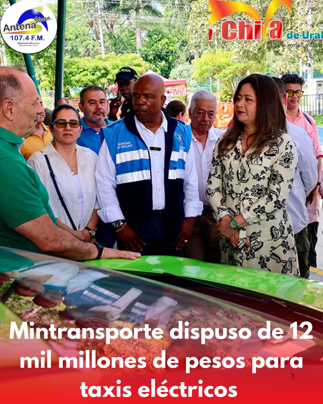 MinTransporte dispuso de $12 mil millones para taxis eléctricos