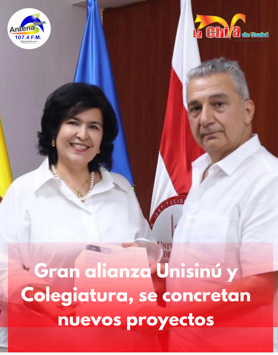 Gran alianza Unisinú y Colegiatura, se concretan nuevos proyectos