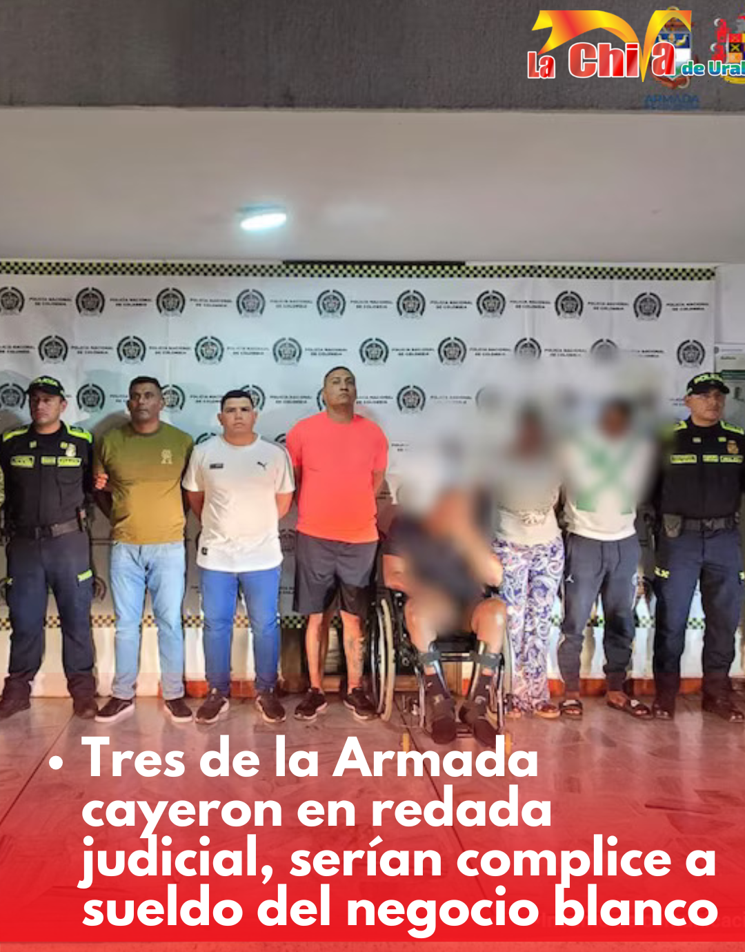 Tres integrantes de la Armada Nacional facilitaban salida de lanchas con cocaína