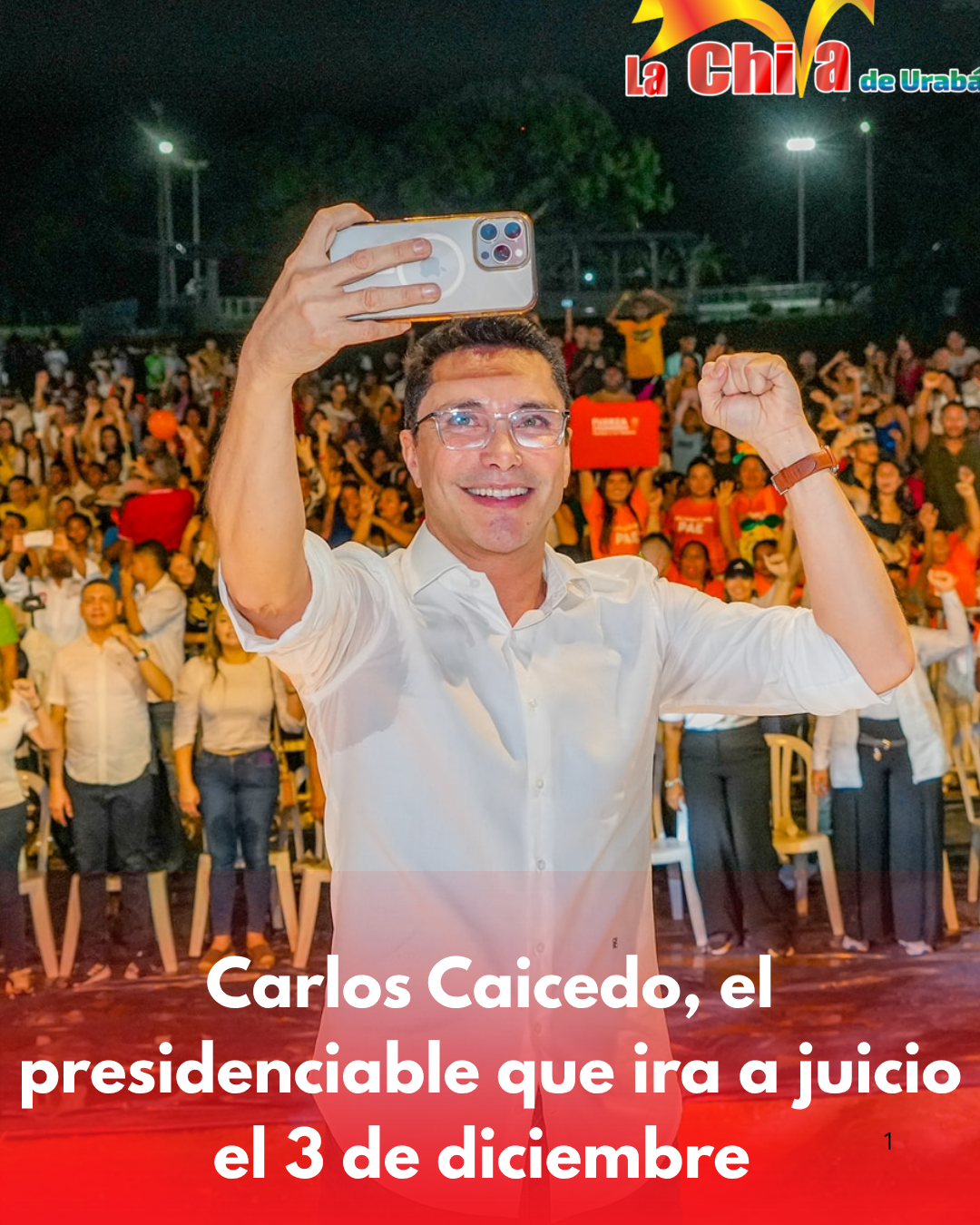 El presidenciable Carlos Caicedo, irá a juicio por el contrato de un coliseo, cuando fue alcalde