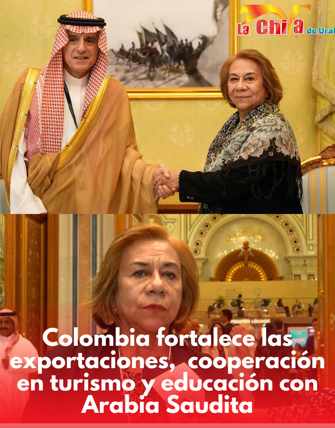 Colombia amplía exportaciones y cooperación en turismo y educación con Arabia Saudita