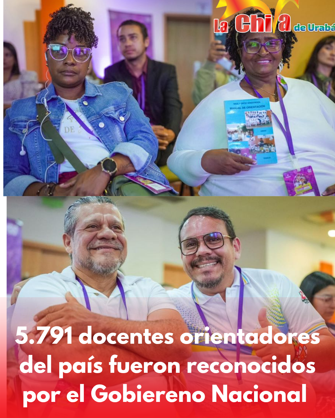 Gobierno reconoció la labor de los 5.791 docentes orientadores del país