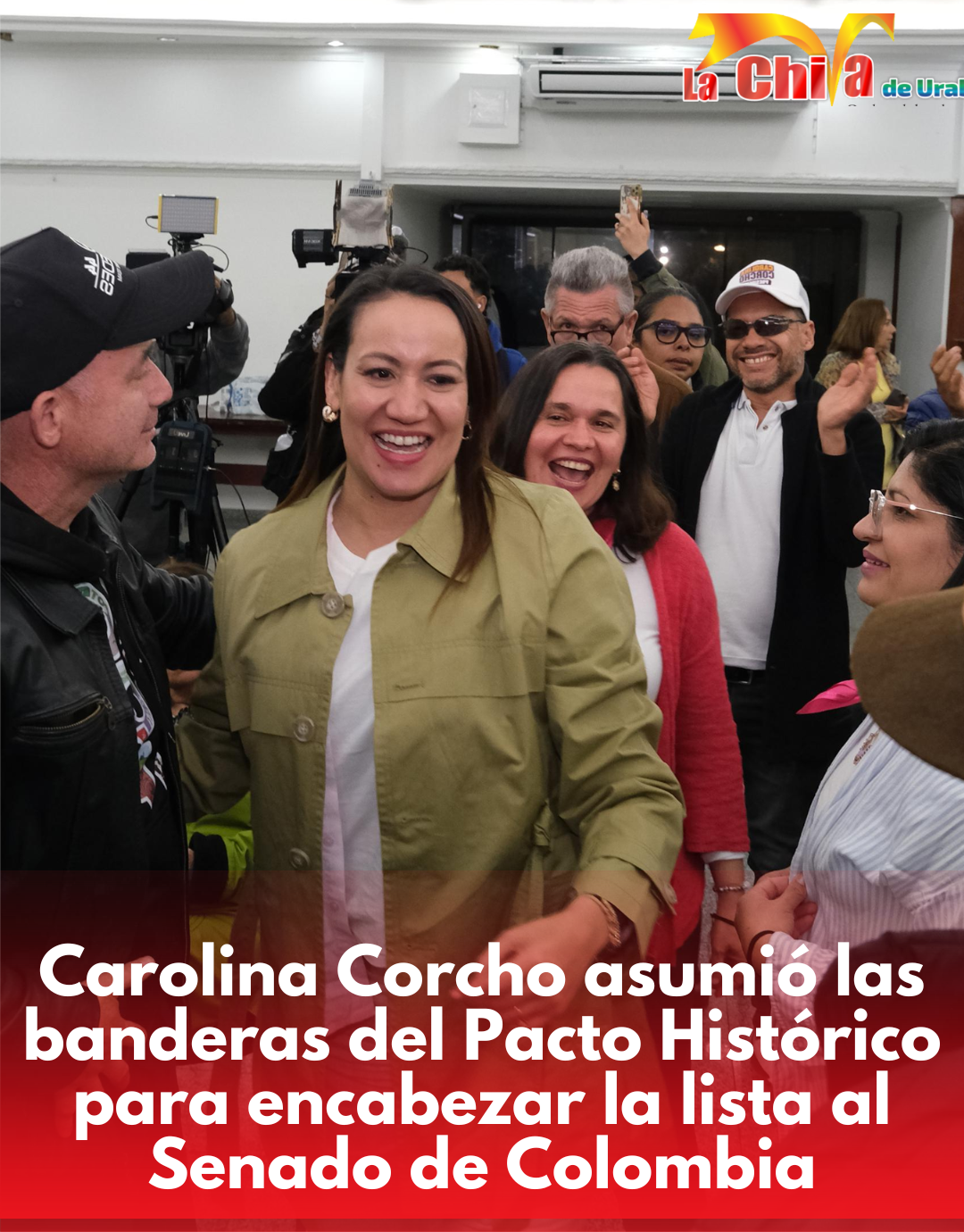 Carolina Corcho será cabeza de lista del Pacto Histórico para el Senado