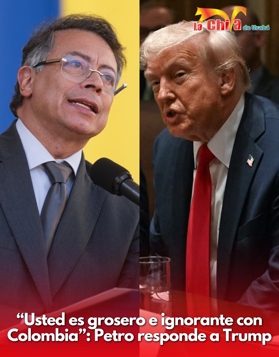 “Usted es grosero e ignorante con Colombia”: Petro a Donald Trump tras ser acusado de fomentar el narcotráfico