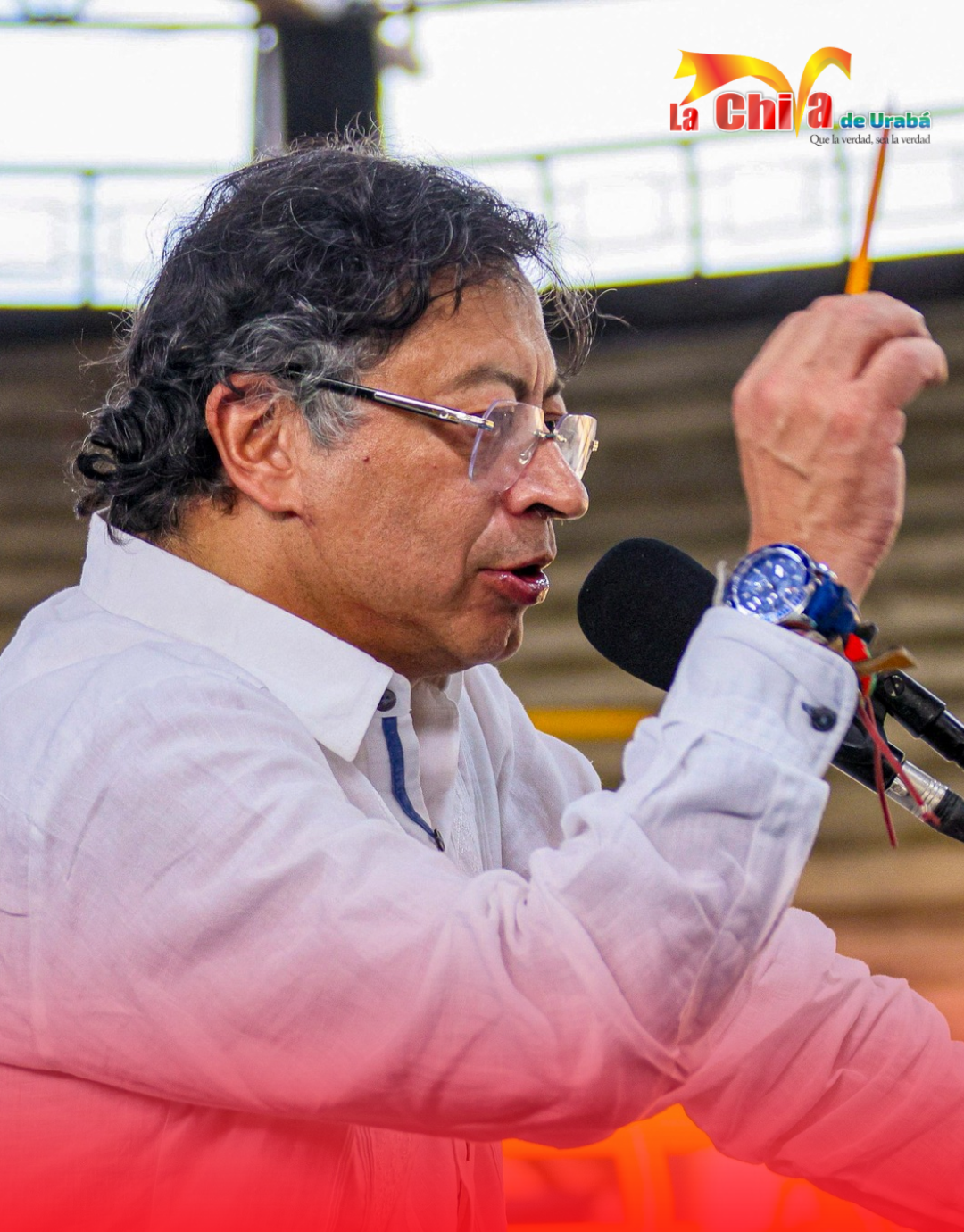 “El presidente de la República de Colombia ha sido censurado. Le prohíben hablar por televisión.”, señalo Gustavo Petro