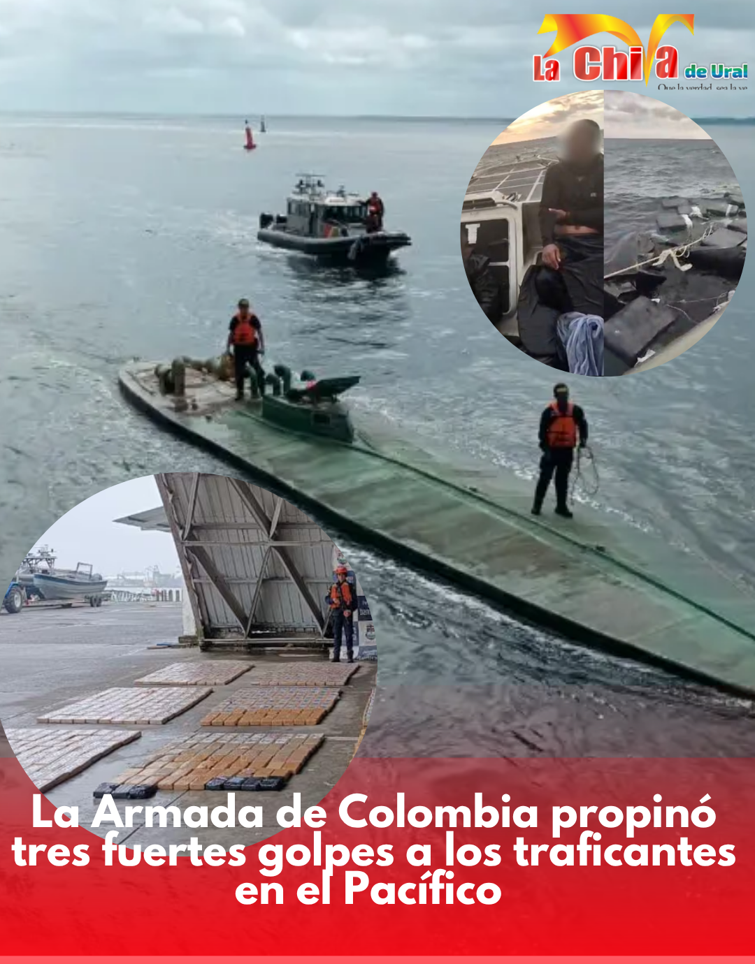 Armada incautó más de siete toneladas de droga en el Pacífico colombiano