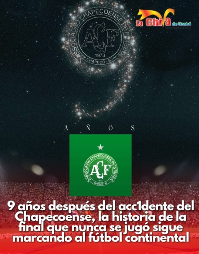 A nueve años de la tragedia del Chapecoense, el recuerdo aún conmueve a Antioquia