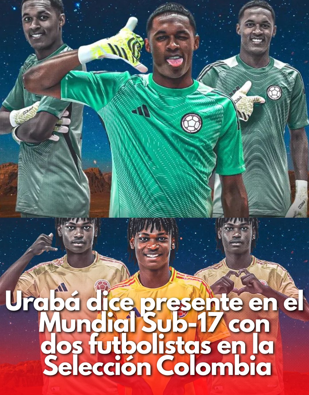 Talento de Urabá brilla en el Mundial Sub-17 de Catar