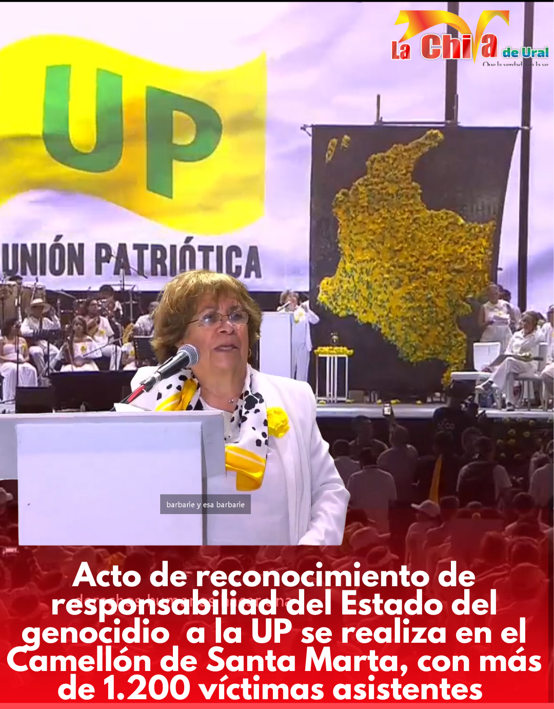 Petro encabeza acto de reconocimiento a víctimas de la Unión Patriótica
