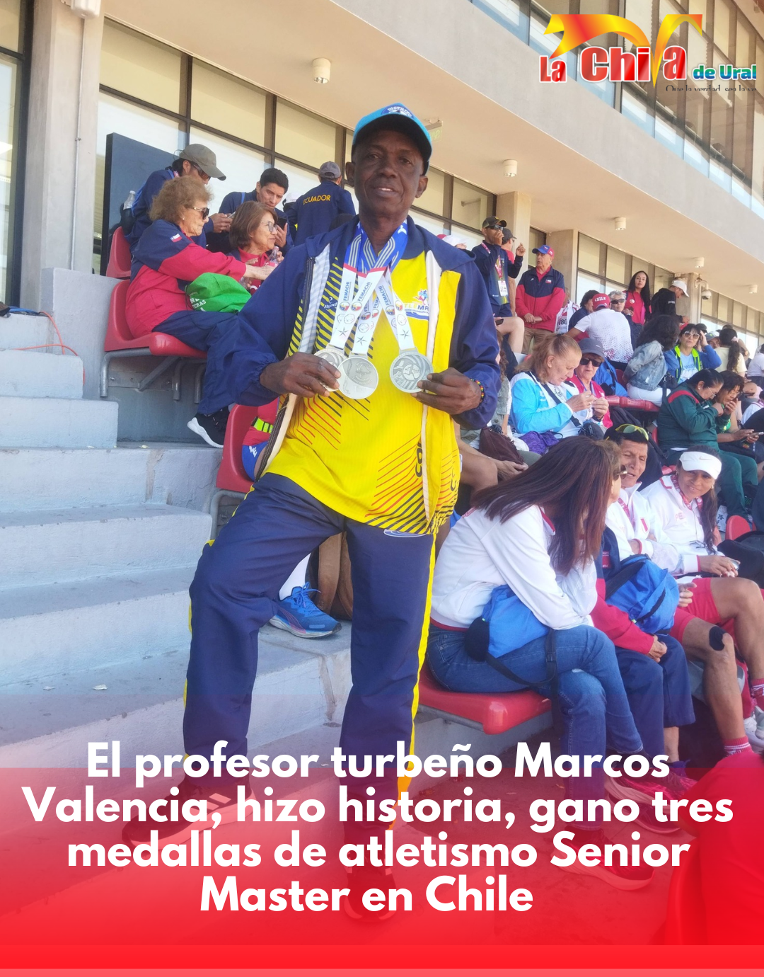 Marcos Valencia primer atleta Senior de Colombia en ganar tres medallas de oro
