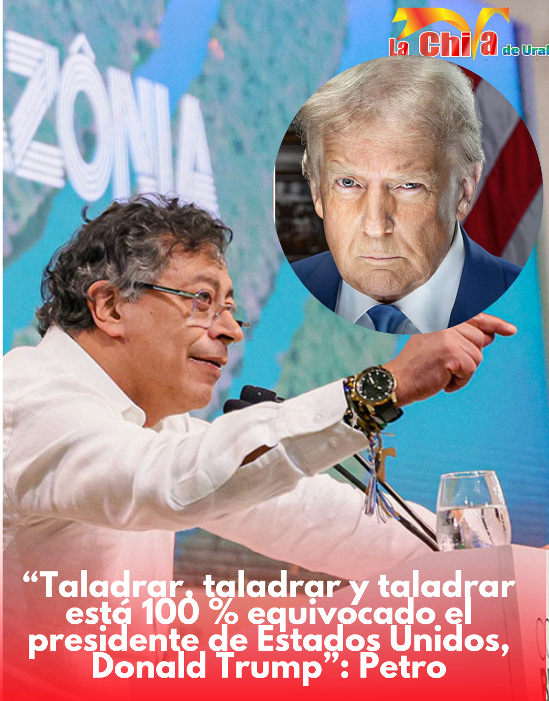 Petro acusó a Trump de estar “contra la humanidad” en su discurso en la COP30