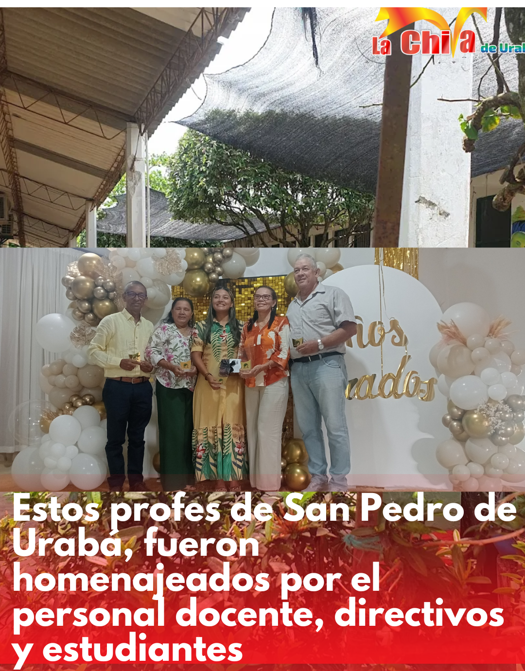 La IE San Pedro de Urabá celebró 55 años con homenajes y encuentro de egresados