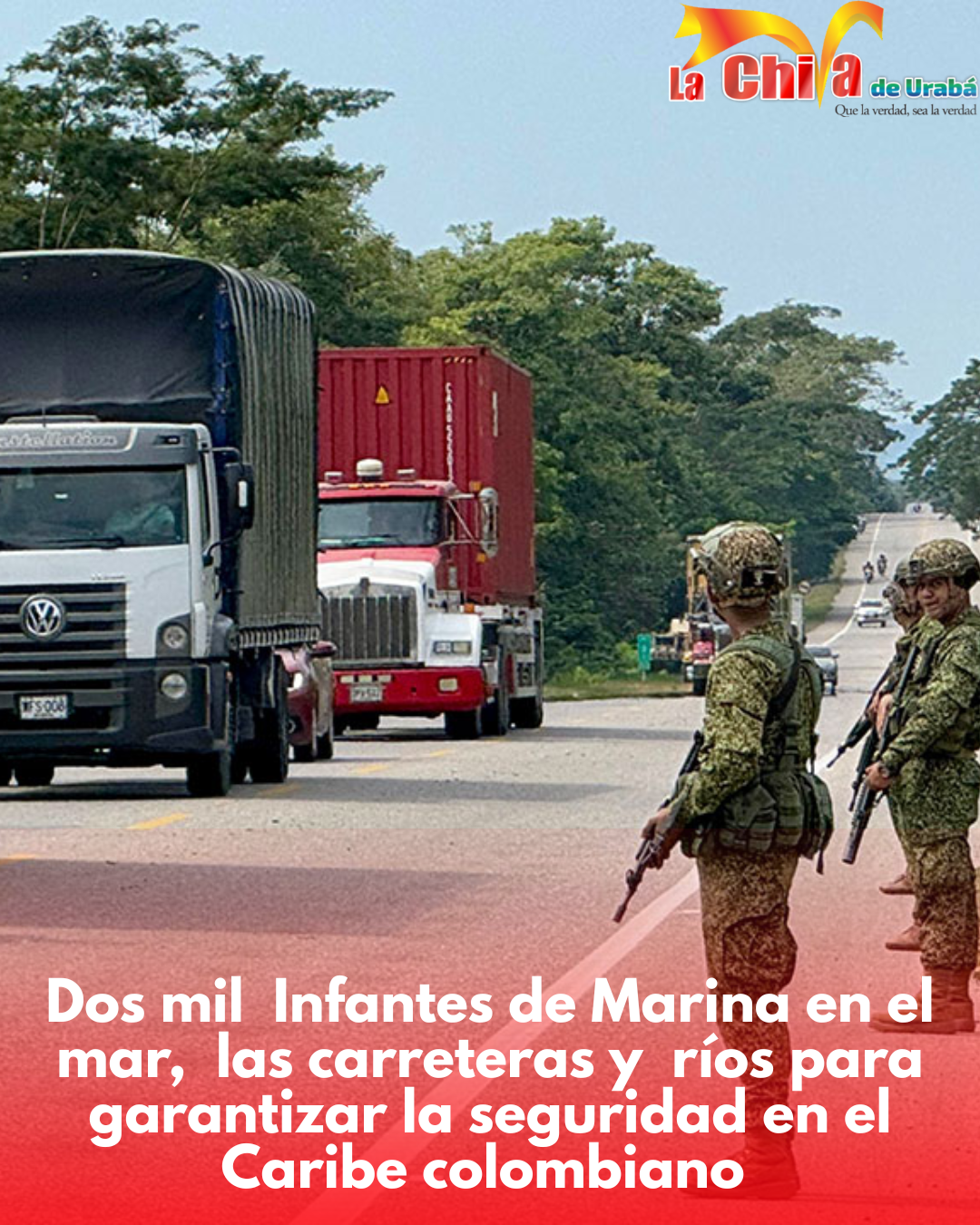 Dos mil Infantes de Marina refuerzan la seguridad en el Caribe colombiano