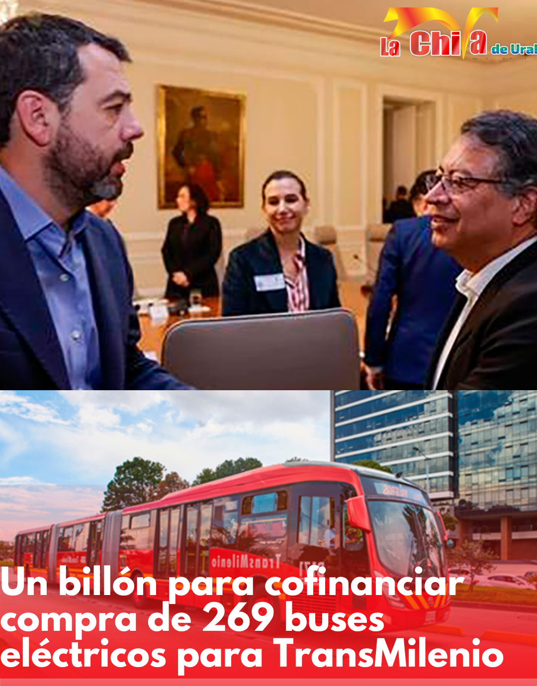 Gobierno pone un billón para flota eléctrica en Bogotá a cambio de reducir tarifas de pasajes