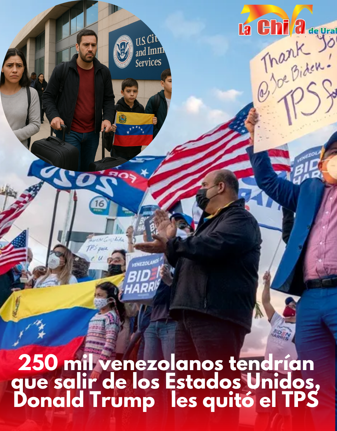Más de 250.000 venezolanos perderán protección migratoria en Estados Unidos