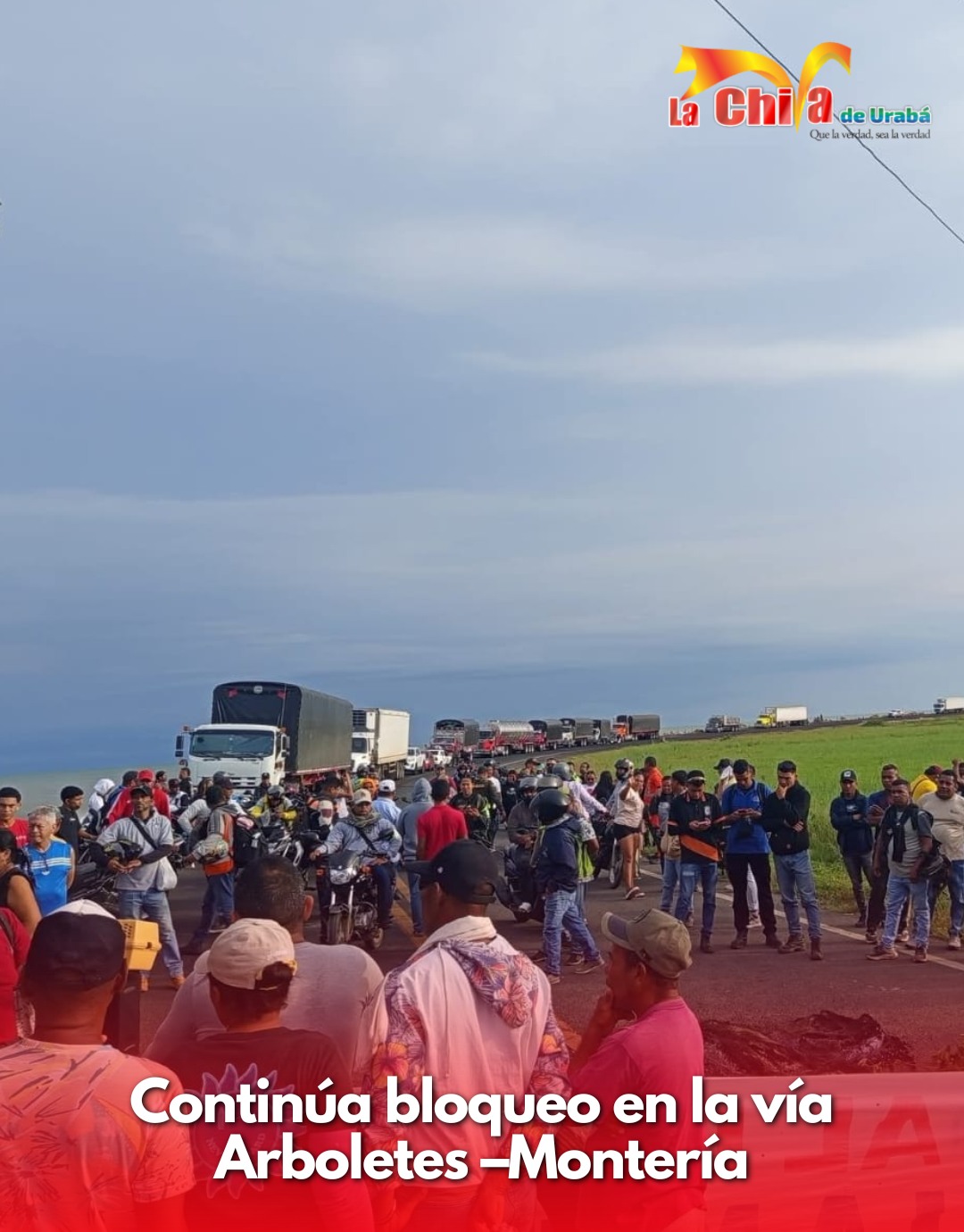 Qué piden los habitantes de Puerto Rey, que mantienen bloqueada la carretera