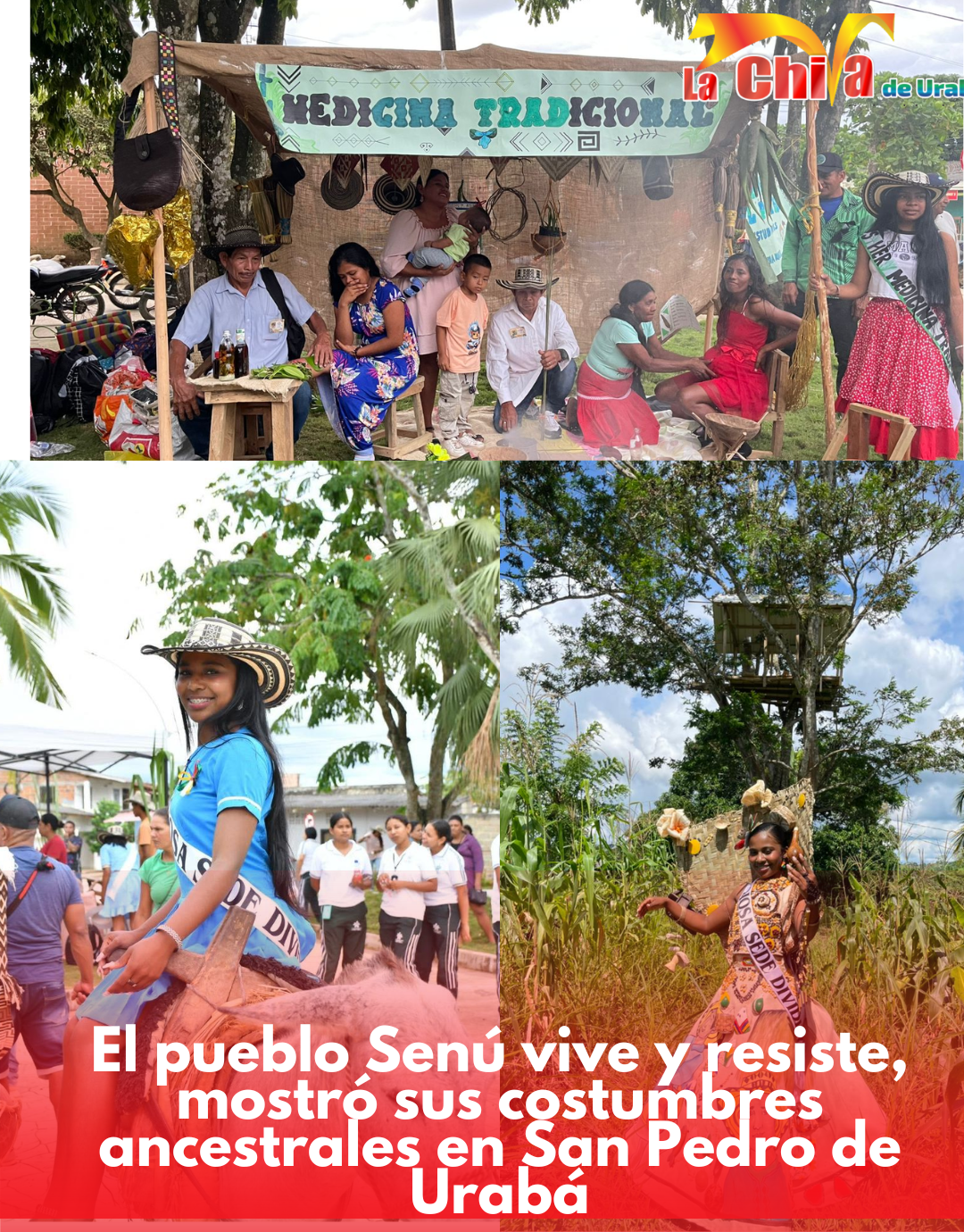 El pueblo Senú mostró sus quehaceres ancestrales en San Pedro de Urabá