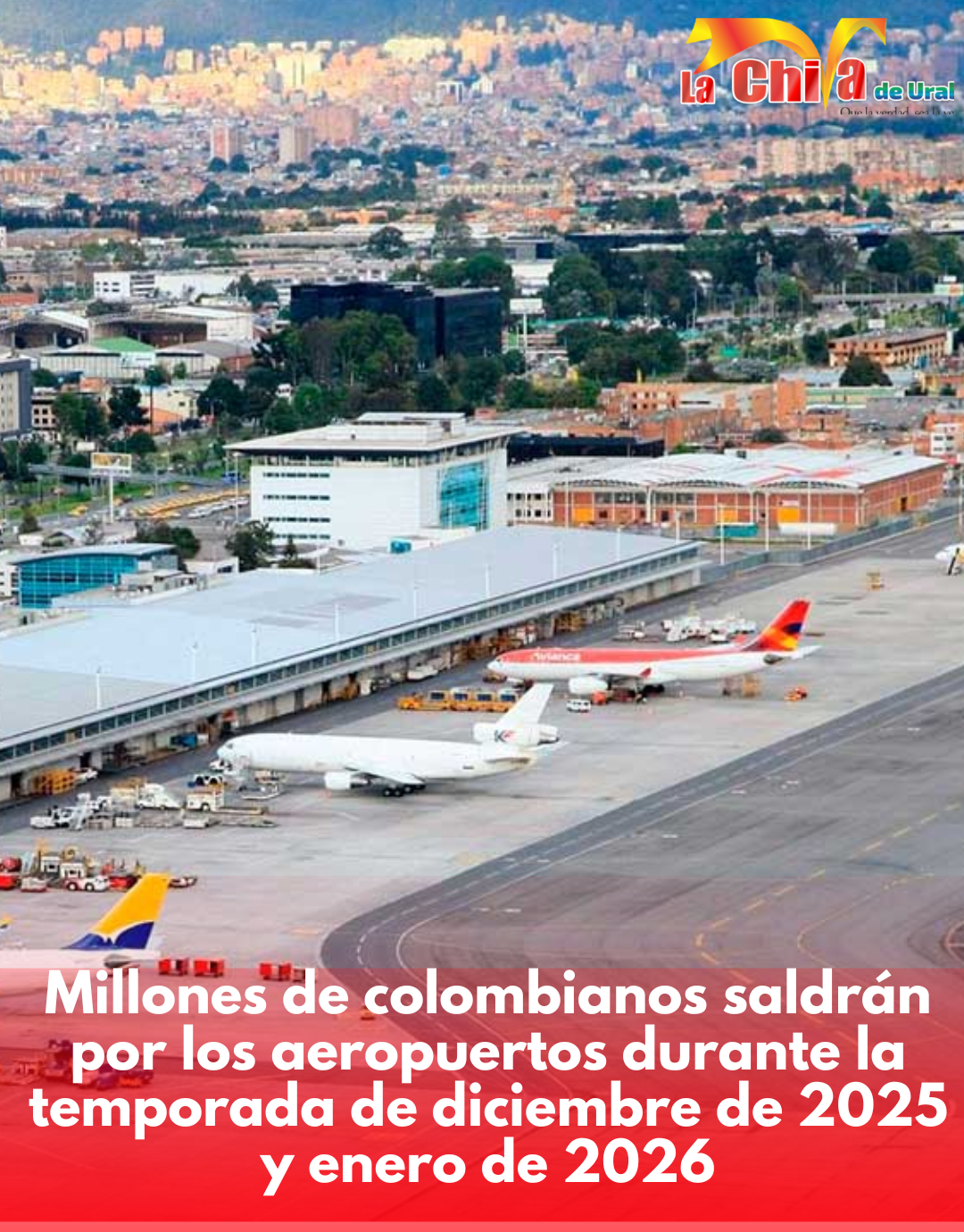 Colombia moverá 7,4 millones de pasajeros entre diciembre y enero