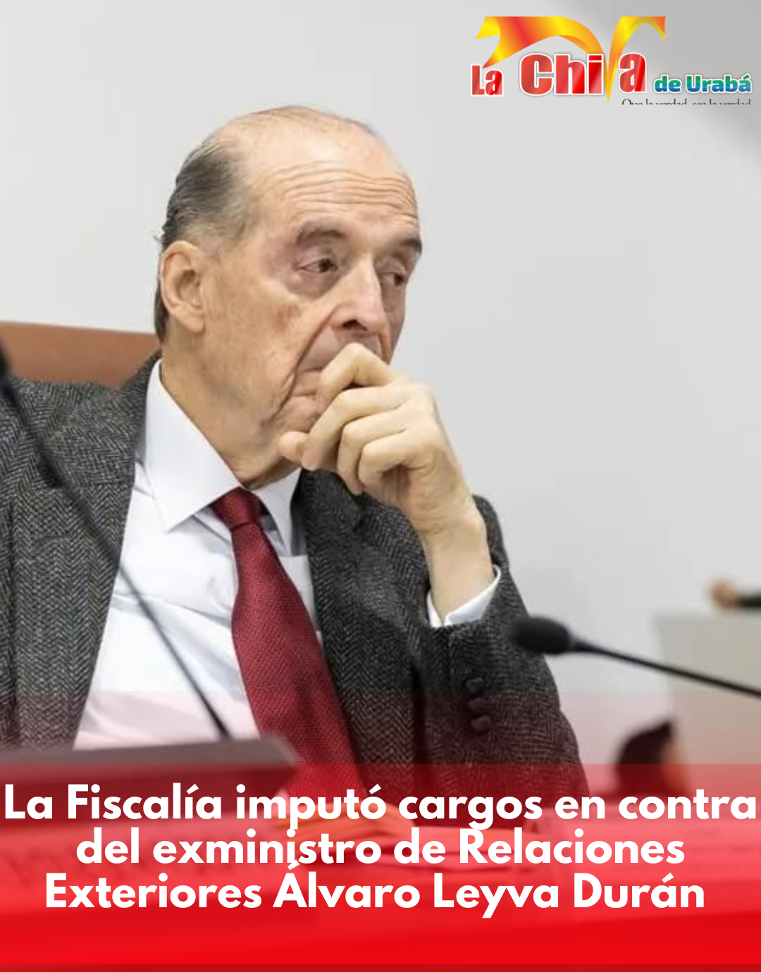 Imputado Álvaro Leyva por presuntas irregularidades en contrato de pasaportes