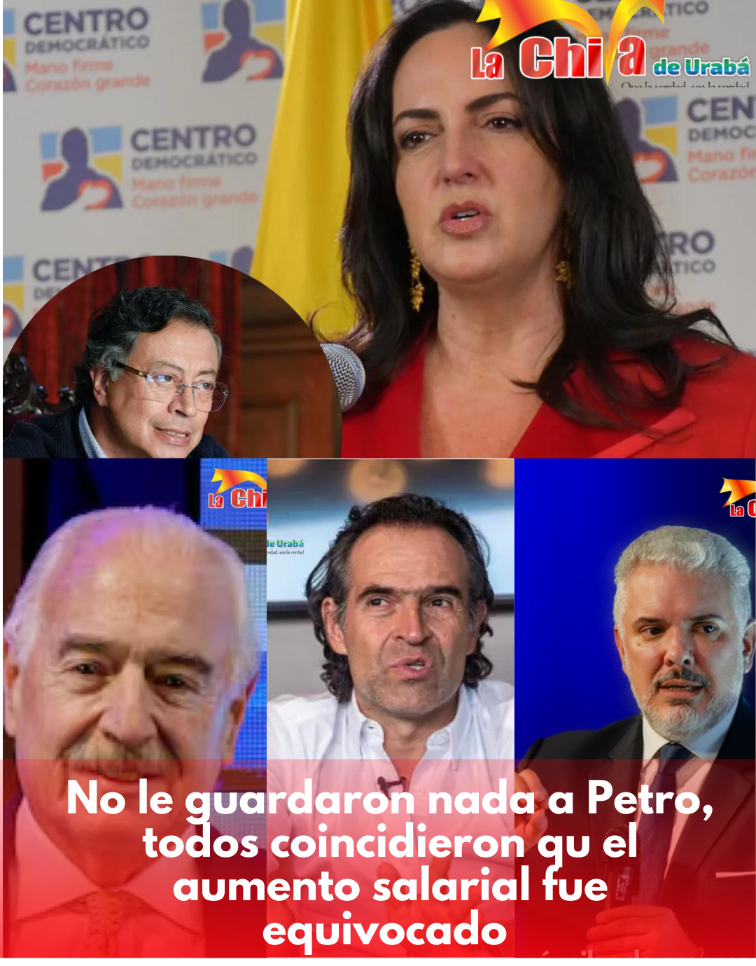 Pastrana, Fico, Cabal y Duque le cayeron con toda a Petro por el aumento salarial