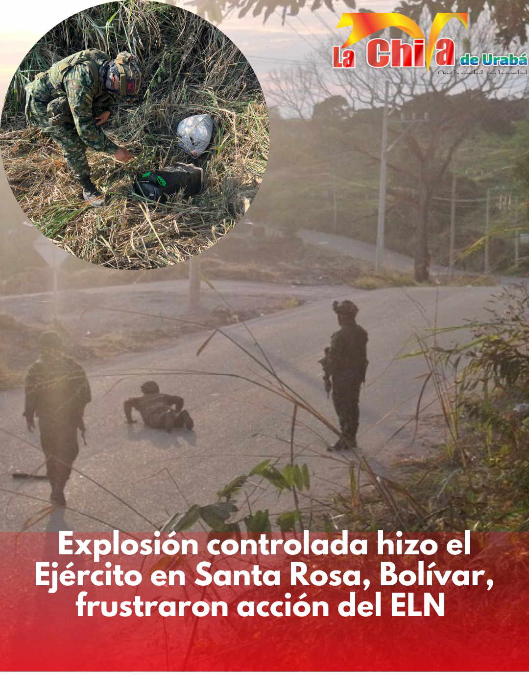 Ejército frustró acción del ELN en Santa Rosa del Sur, Bolívar, durante fin de año