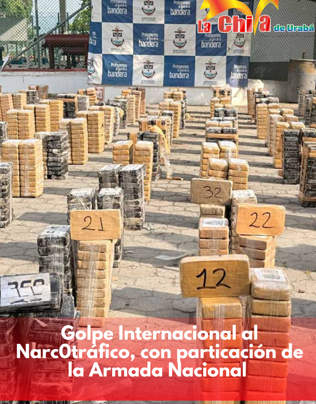 Operación internacional contra el narcotráfico, cayeron 27 toneladas
