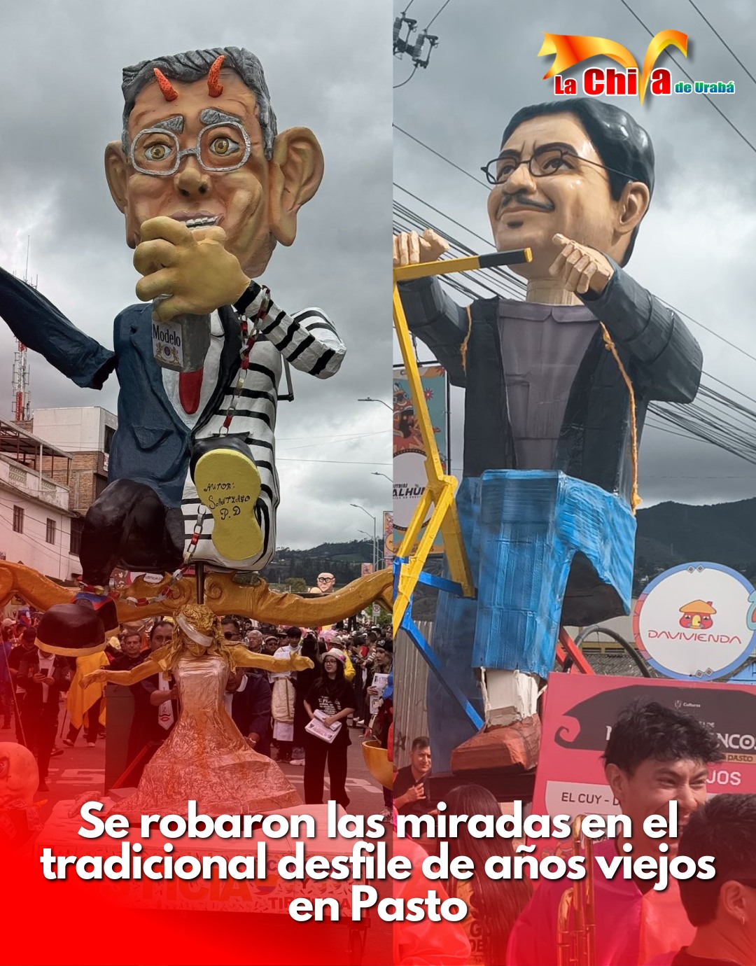 Carnaval de Pasto: el desfile de Años Viejos llenó de color y sátira en las calles  nariñense