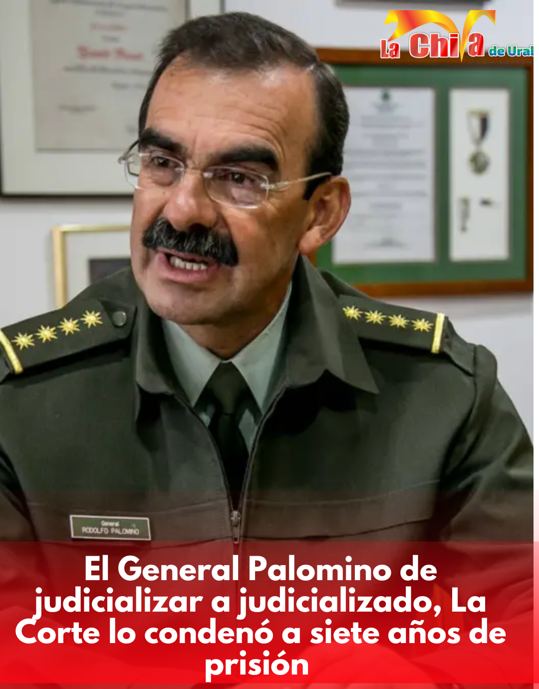 La caída del general Palomino, condenado por tráfico de influencias