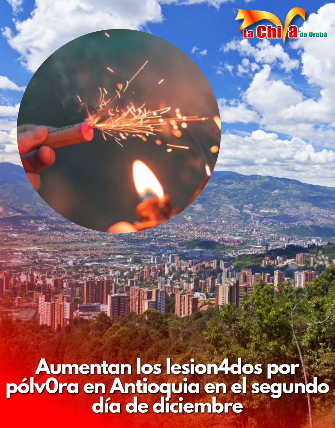 Reportaron otros cuatro nuevos lesionados por pólvora en Antioquia
