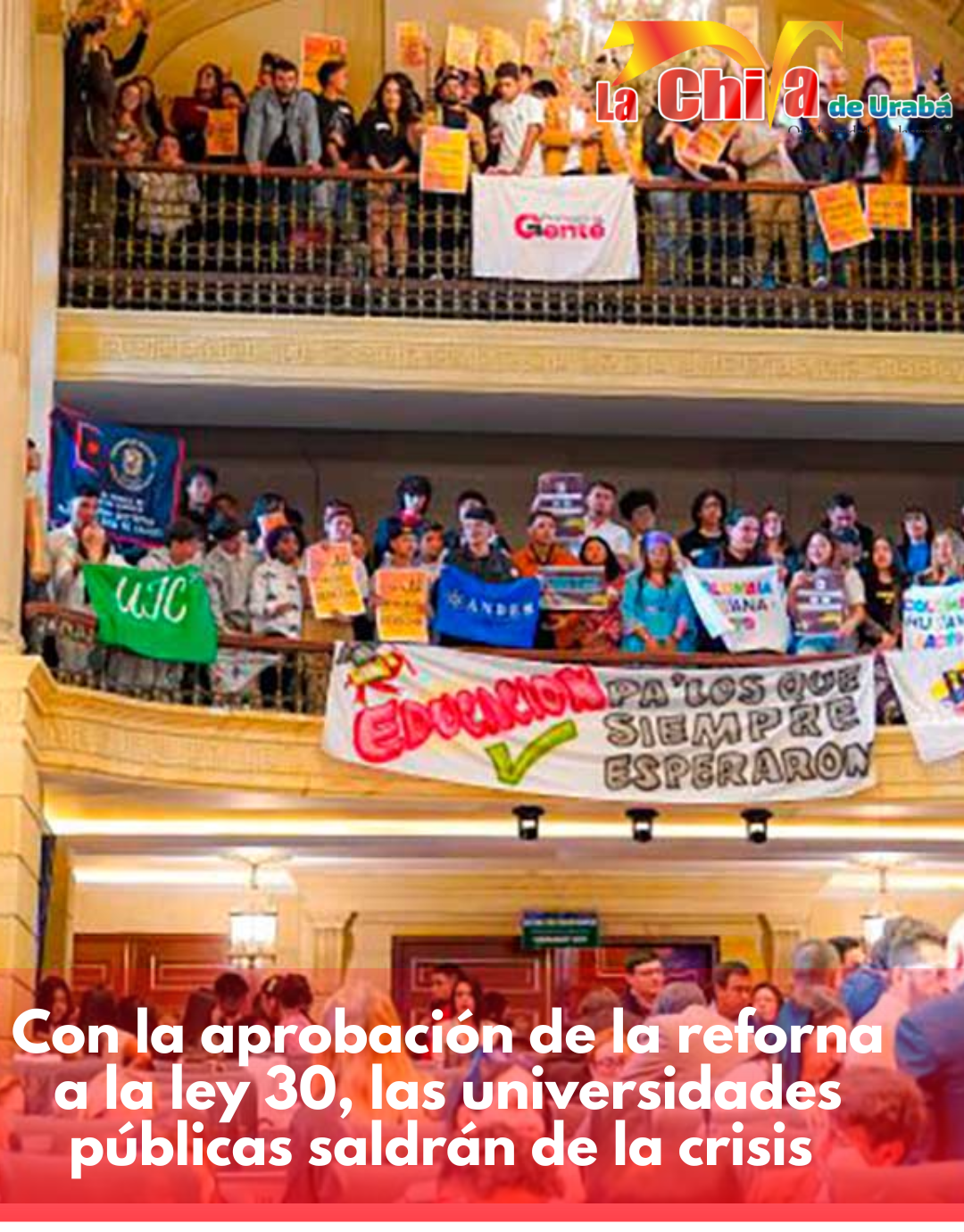 “La educación como un derecho y no como negocio”: Congreso aprobó reforma a la Ley 30