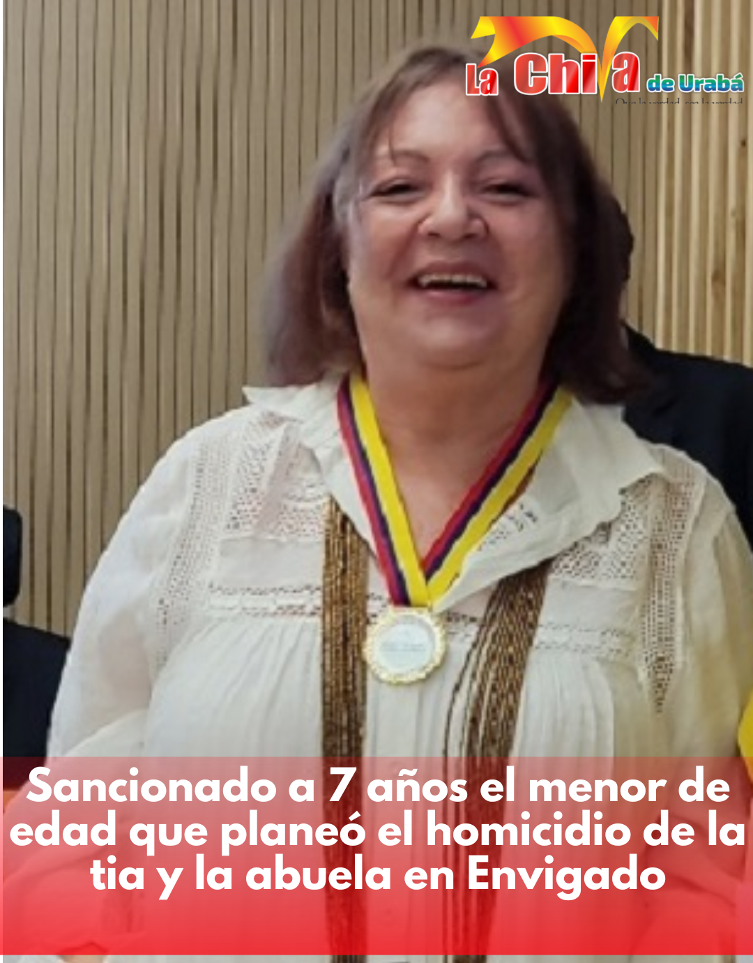 Sancionado adolescente que coordinó el crimen de la tía y la abuela en Envigado