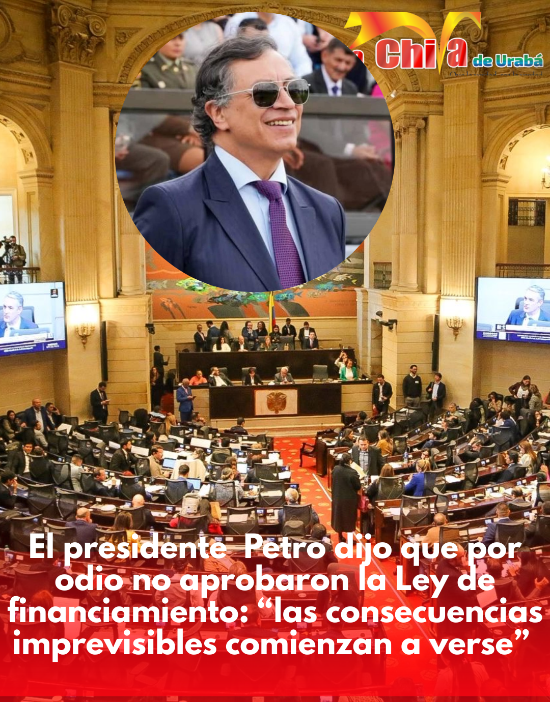El Congreso hundió ley de financiamiento, de inmediato Petro se pronunció