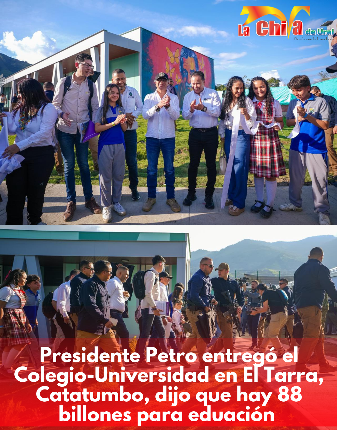 Petro entregó el Colegio-Universidad en El Tarra, Catatumbo