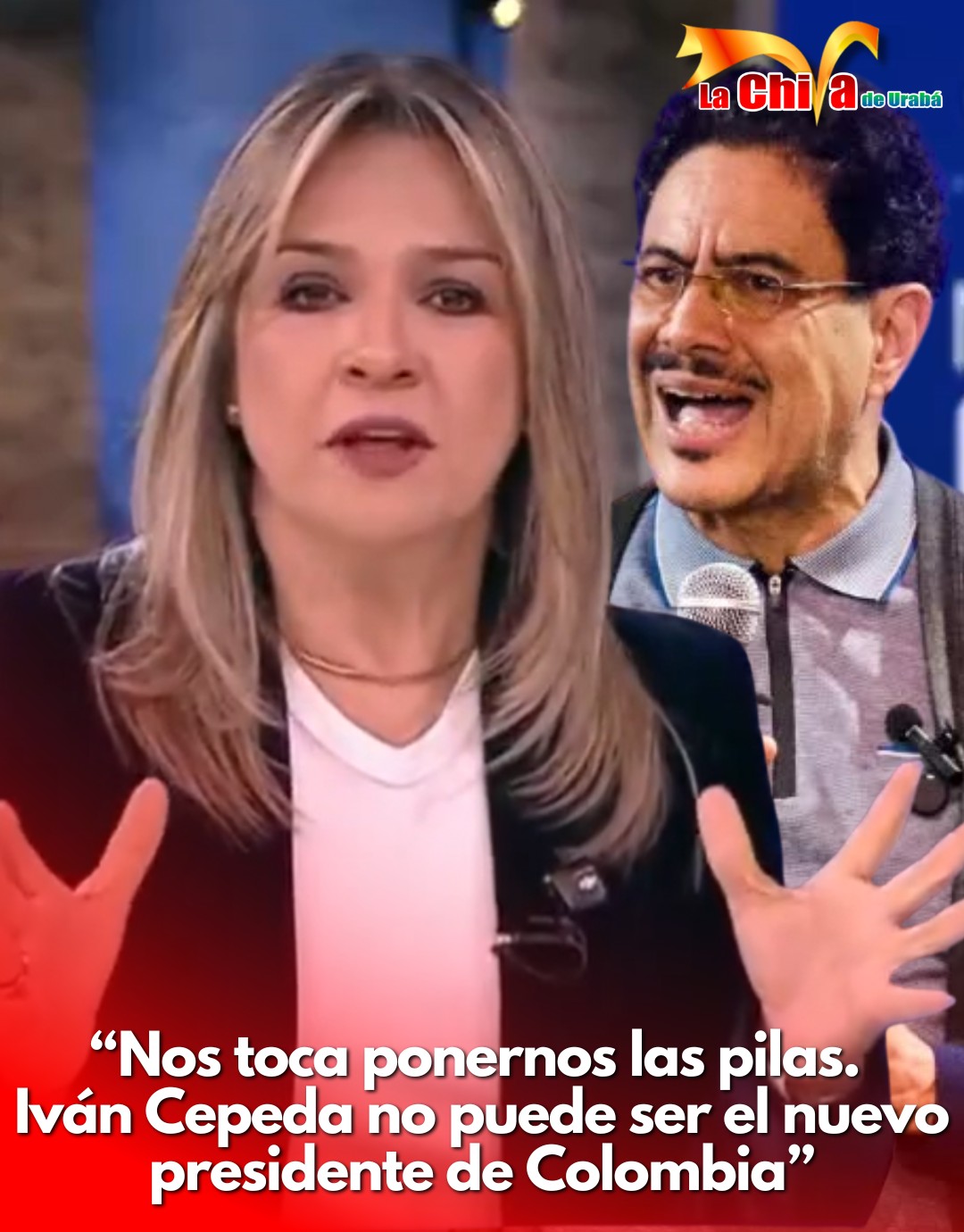 Vicky Dávila también llamó a unirse a la derecha para derrotar a Iván Cepeda