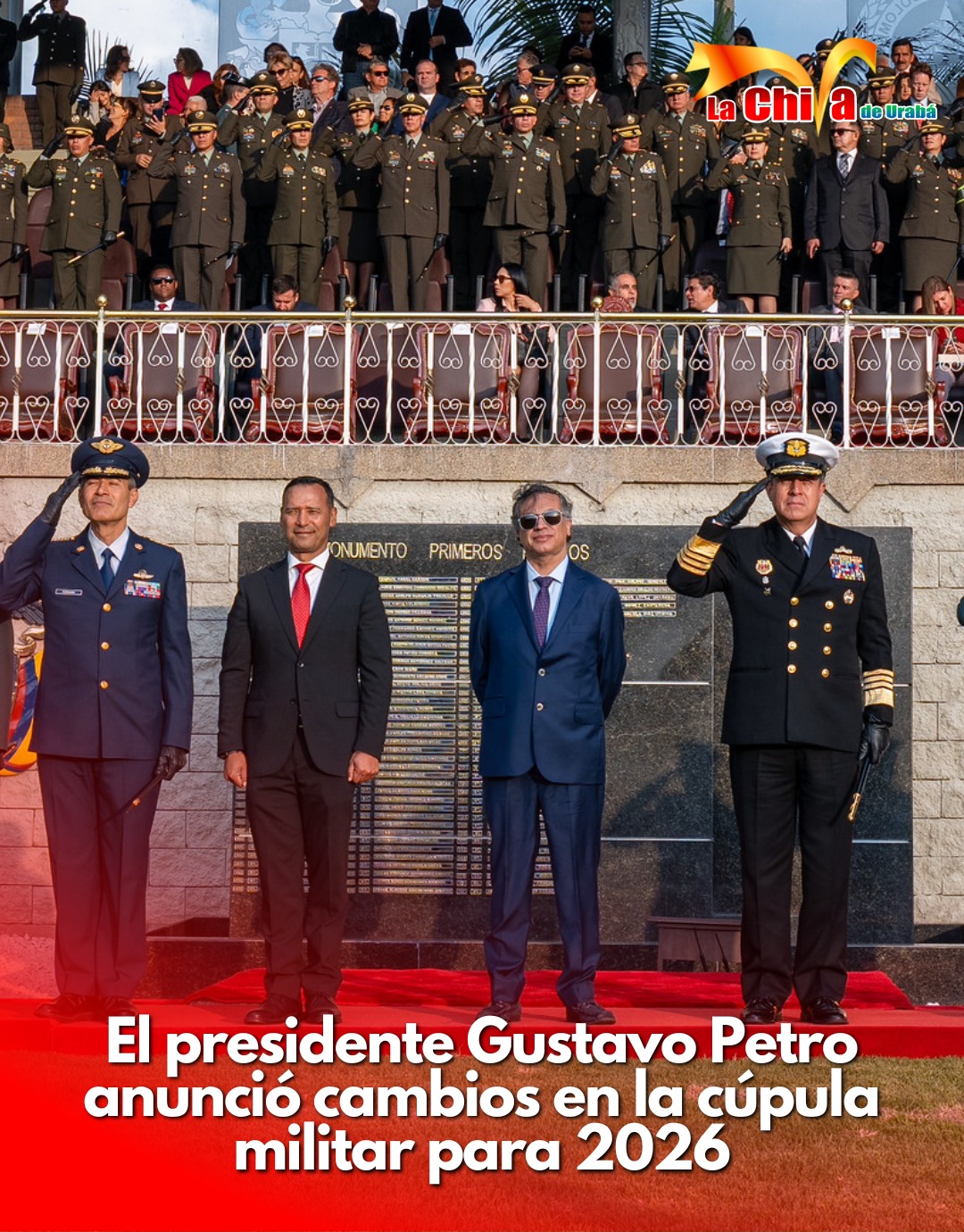 Cambios en la cúpula militar para enfrentar los desafíos de 2026, anunció el Presidente