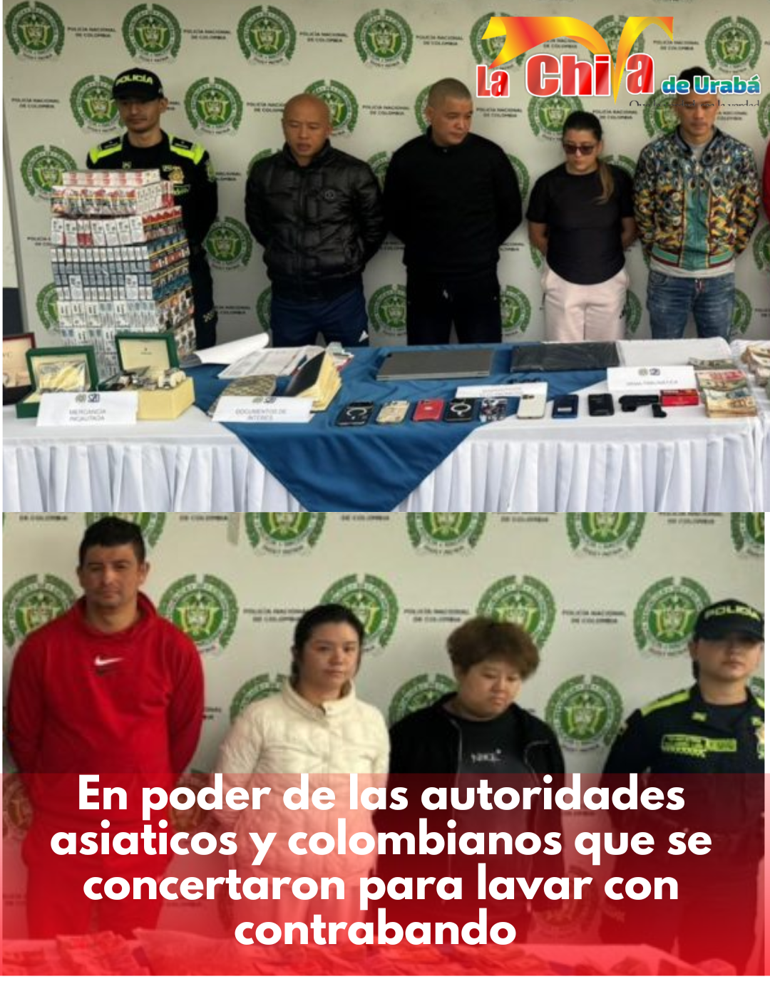 Desmantelaron red señalada de ingresar mercancía de contrabando desde Asia